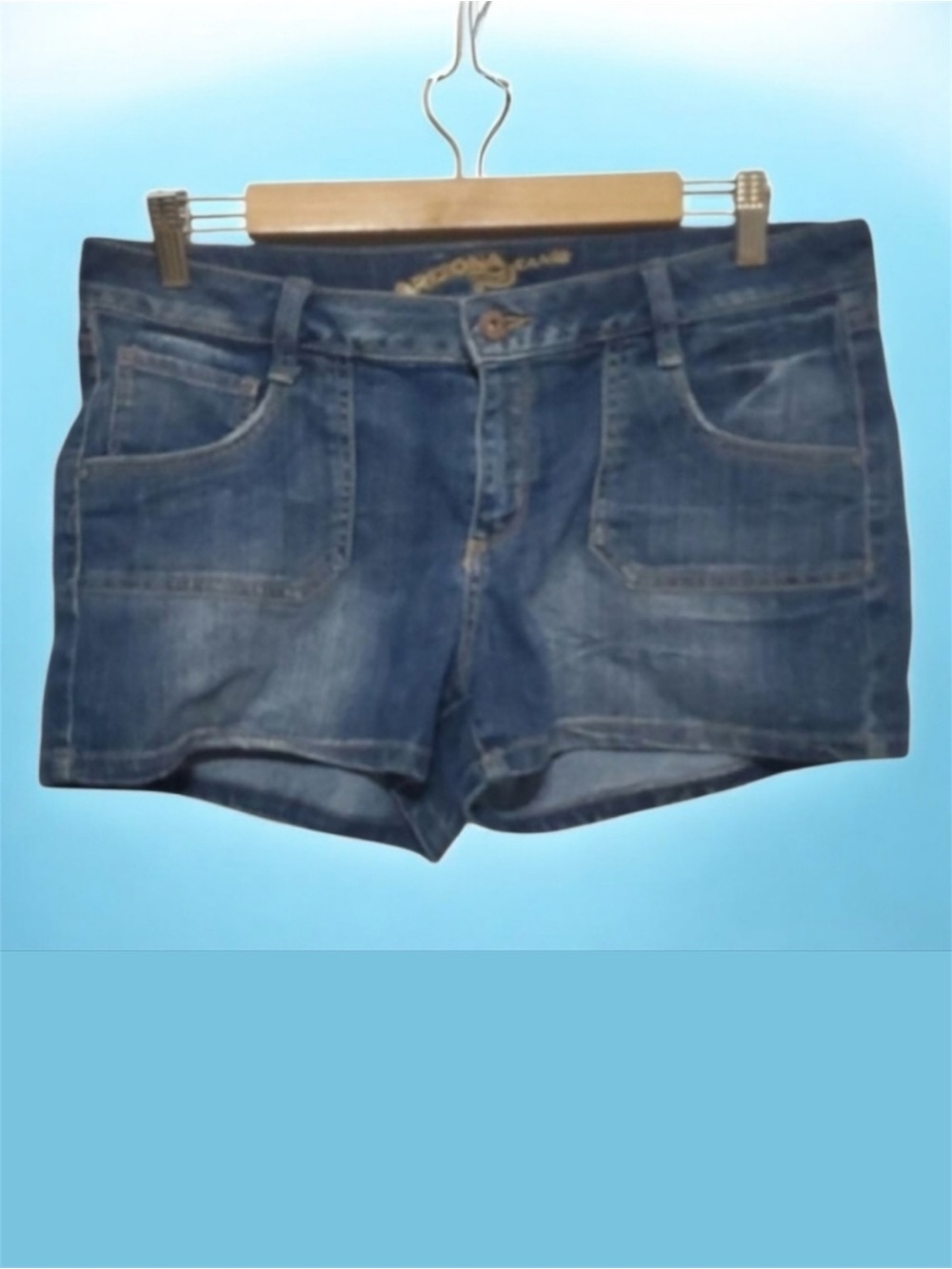 Arizona Jeans Shorts Womens Size‎ 13 Junior Sizing Blue Denim Women's Shorts